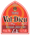 ValDieu tripel new label